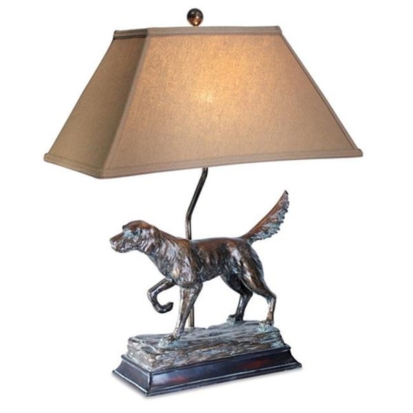 Vintage Direct Vintage Direct L7082AZGS 28 in. Hunting Dog Table Lamp L7082AZGS